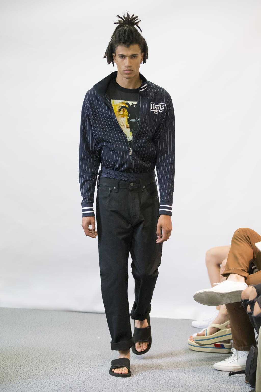 Fashion Week Paris Spring/Summer 2018 look 25 from the Lucien Pellat-Finet collection menswear