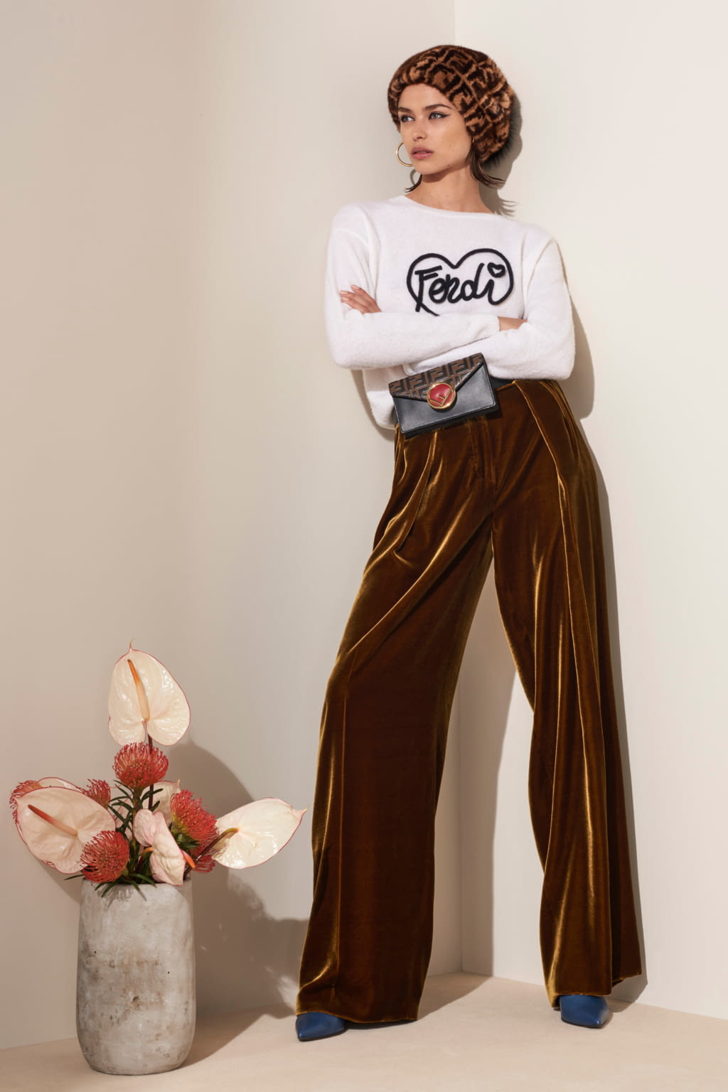 Fashion Week Milan Pre-Fall 2018 look 25 de la collection Fendi womenswear