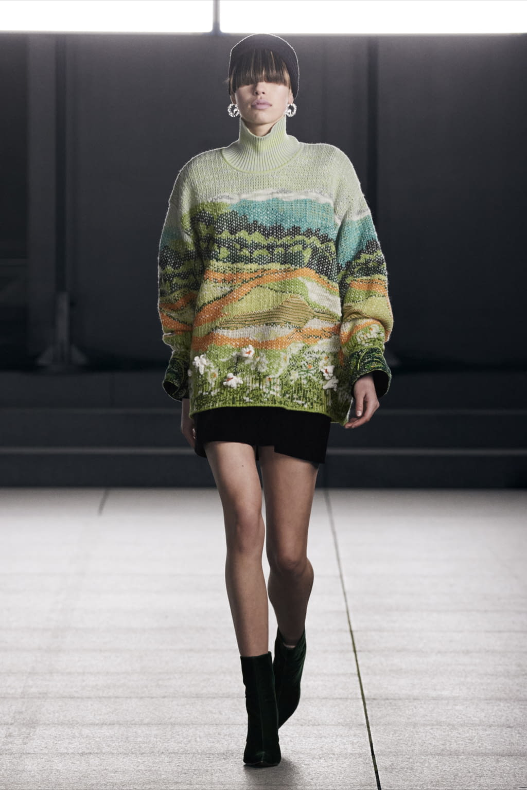 Fashion Week Paris Fall/Winter 2022 look 25 de la collection Mame Kurogouchi womenswear