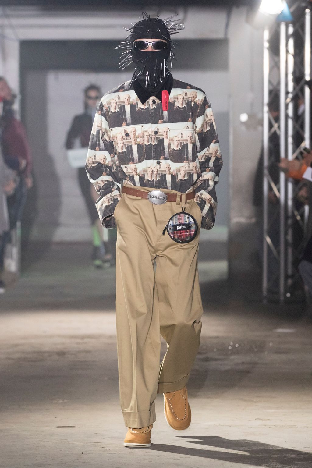 Fashion Week Milan Fall/Winter 2018 look 25 from the Palm Angels collection 男装