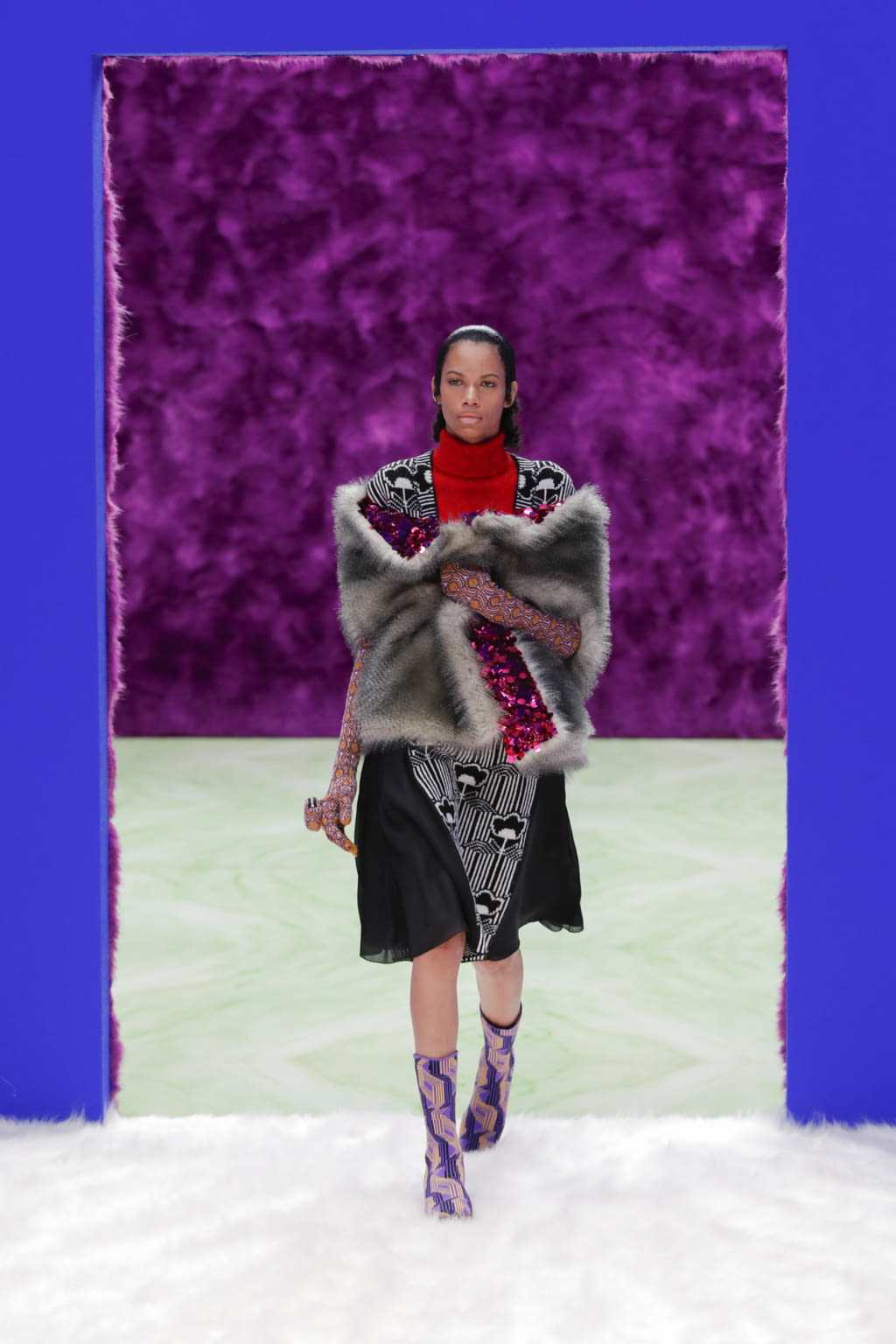 Fashion Week Milan Fall/Winter 2021 look 25 de la collection Prada womenswear