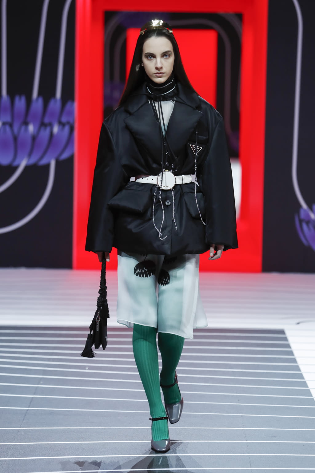 Fashion Week Milan Fall/Winter 2020 look 28 from the Prada collection womenswear