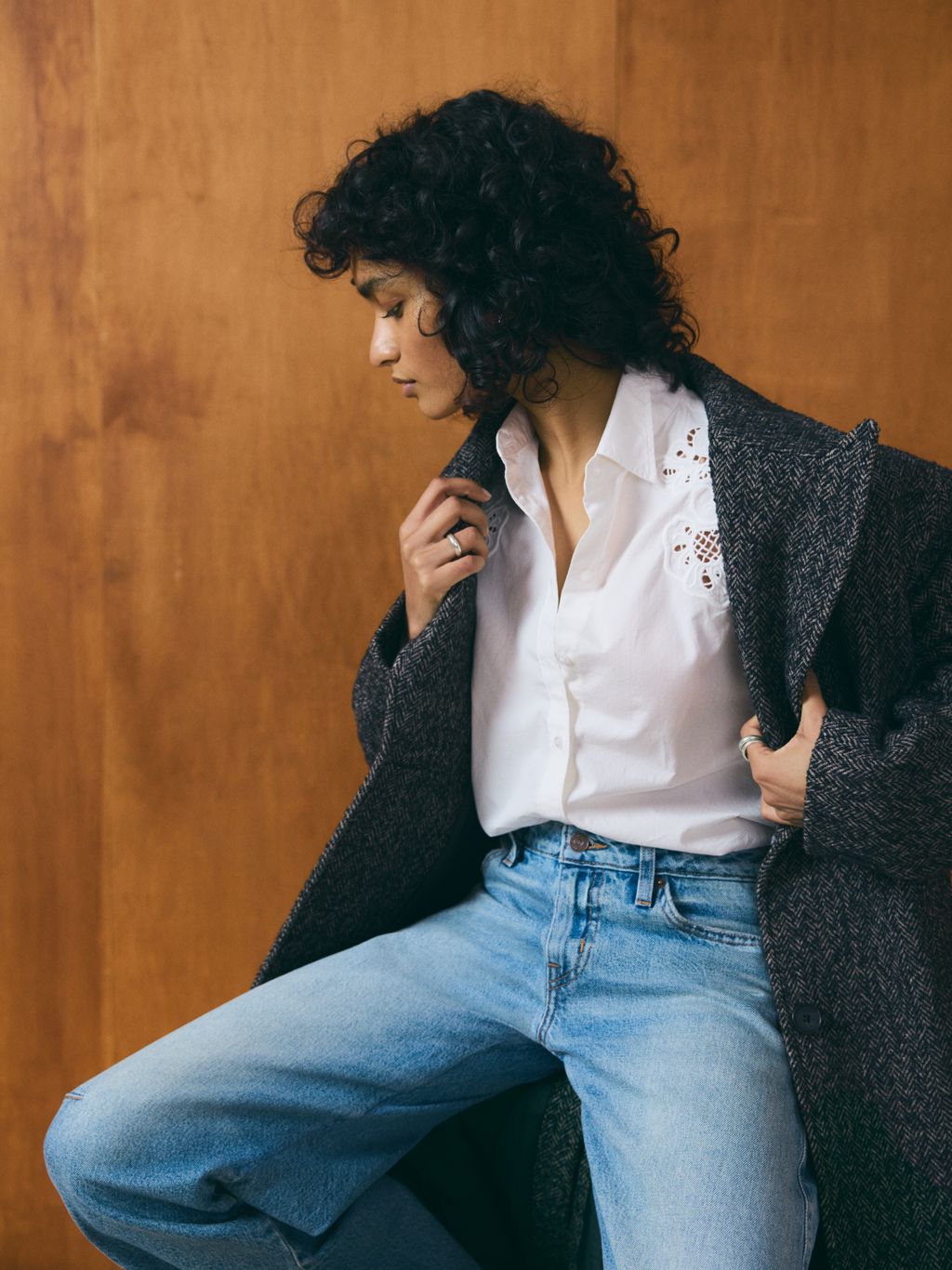 Fashion Week Paris Fall/Winter 2025 look 20 from the Levi’s® collection womenswear