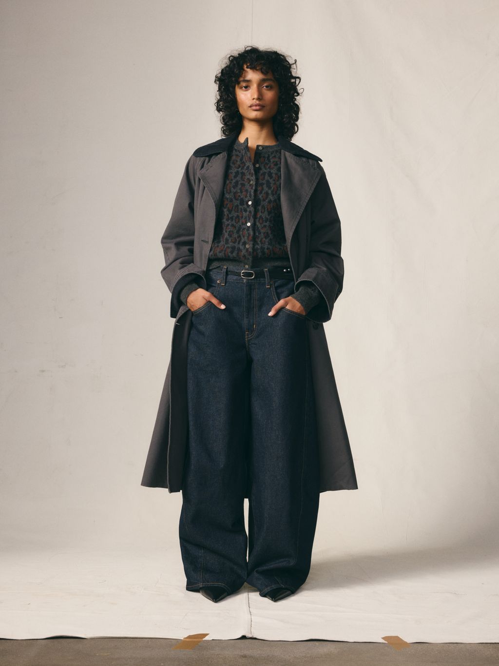 Fashion Week Paris Fall/Winter 2025 look 28 from the Levi’s® collection womenswear