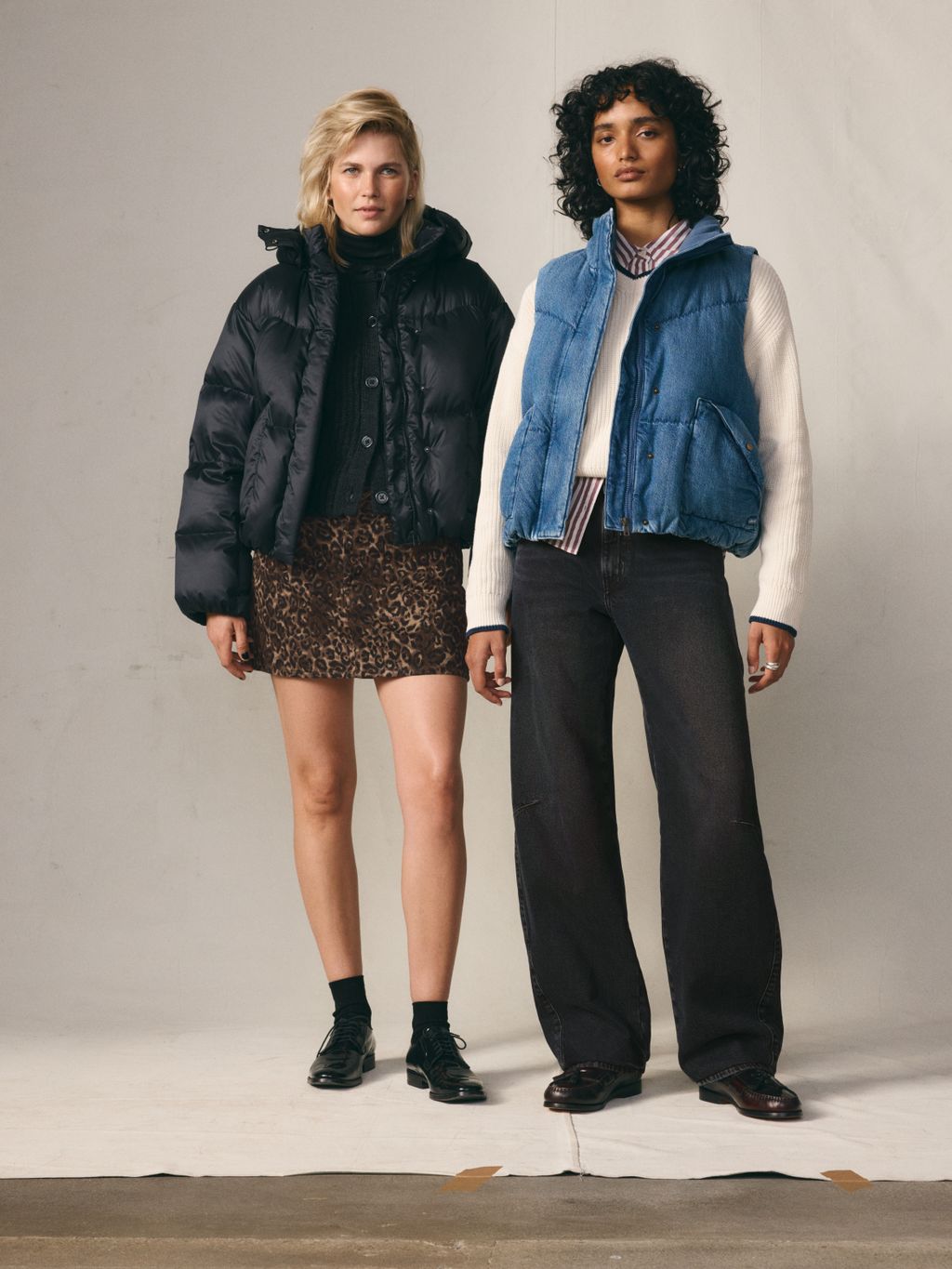 Fashion Week Paris Fall/Winter 2025 look 2 from the Levi’s® collection womenswear