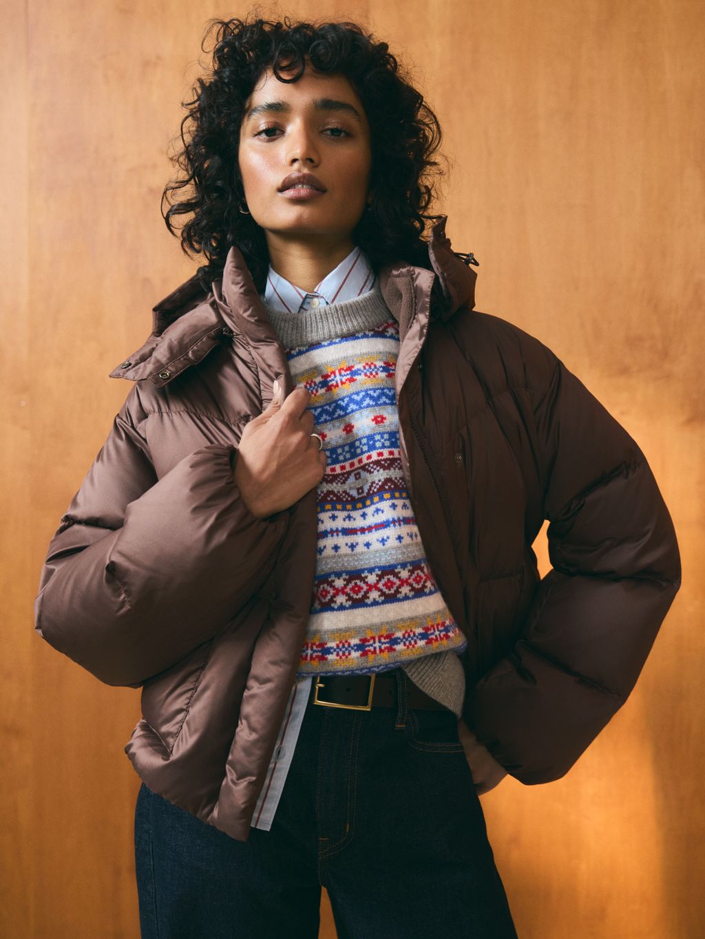 Fashion Week Paris Fall/Winter 2025 look 5 from the Levi’s® collection womenswear