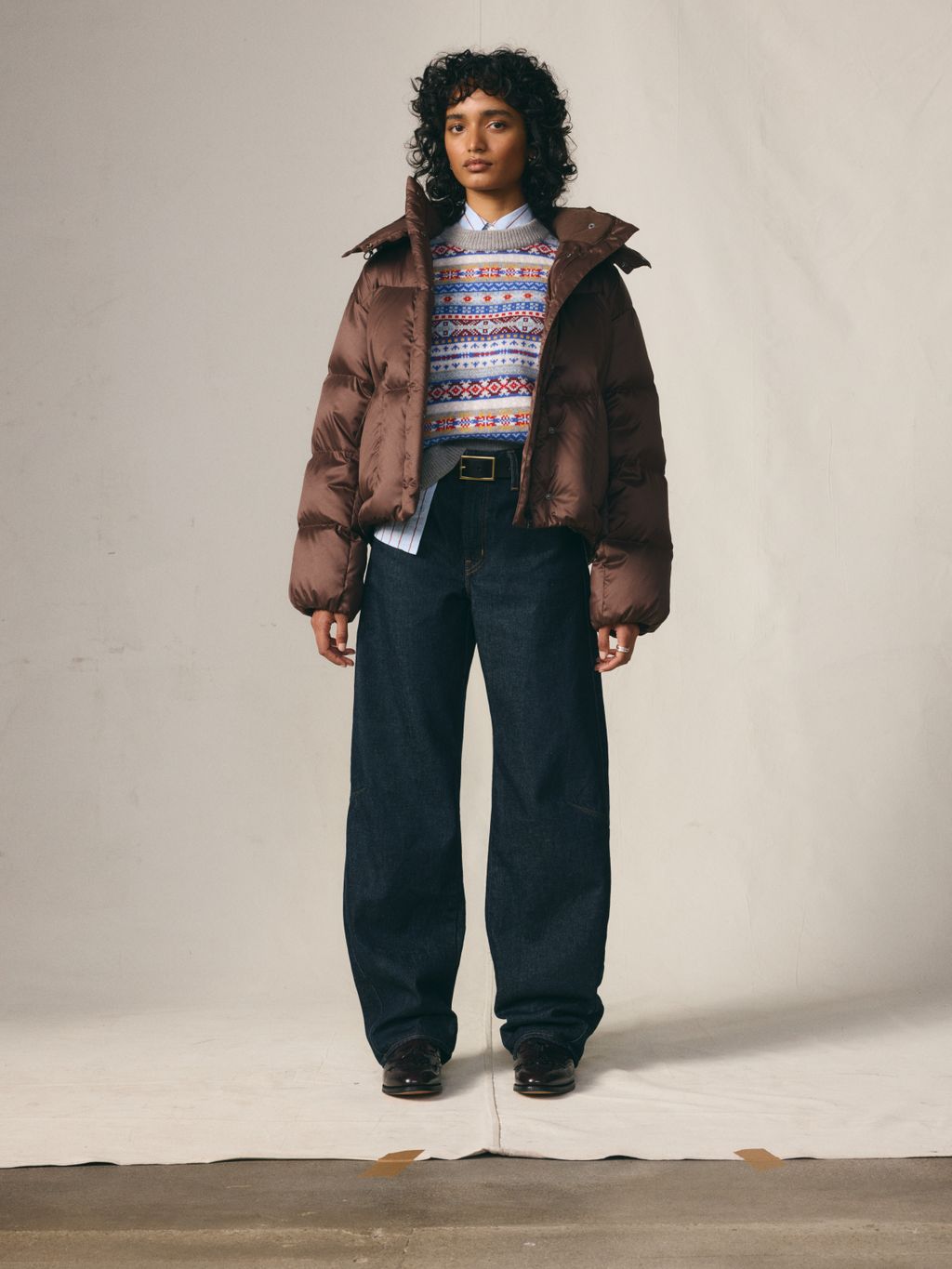 Fashion Week Paris Fall/Winter 2025 look 8 from the Levi’s® collection womenswear