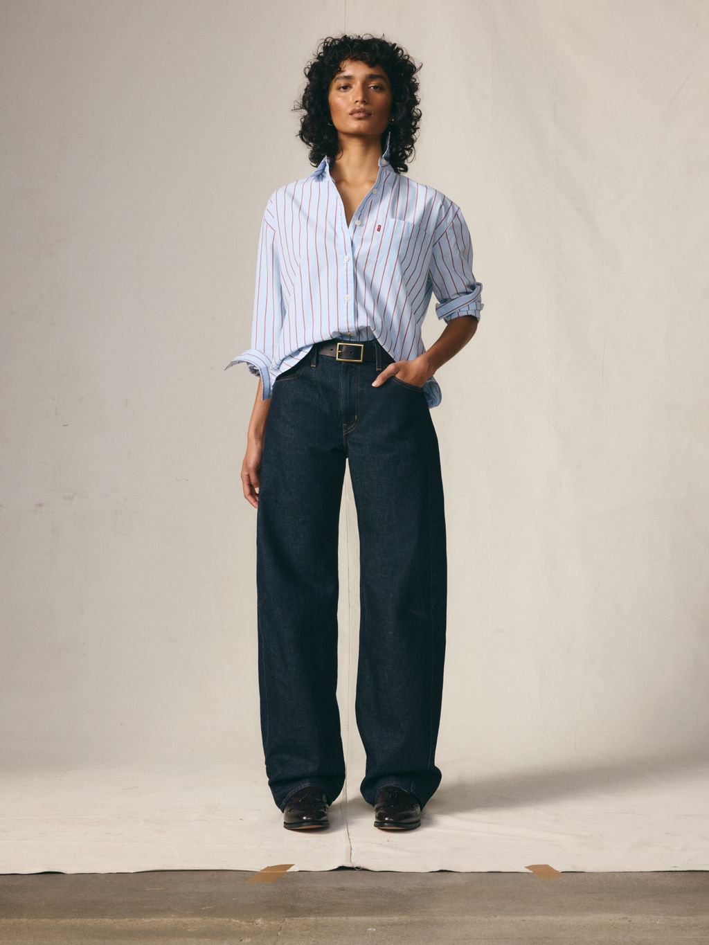 Fashion Week Paris Fall/Winter 2025 look 9 from the Levi’s® collection womenswear