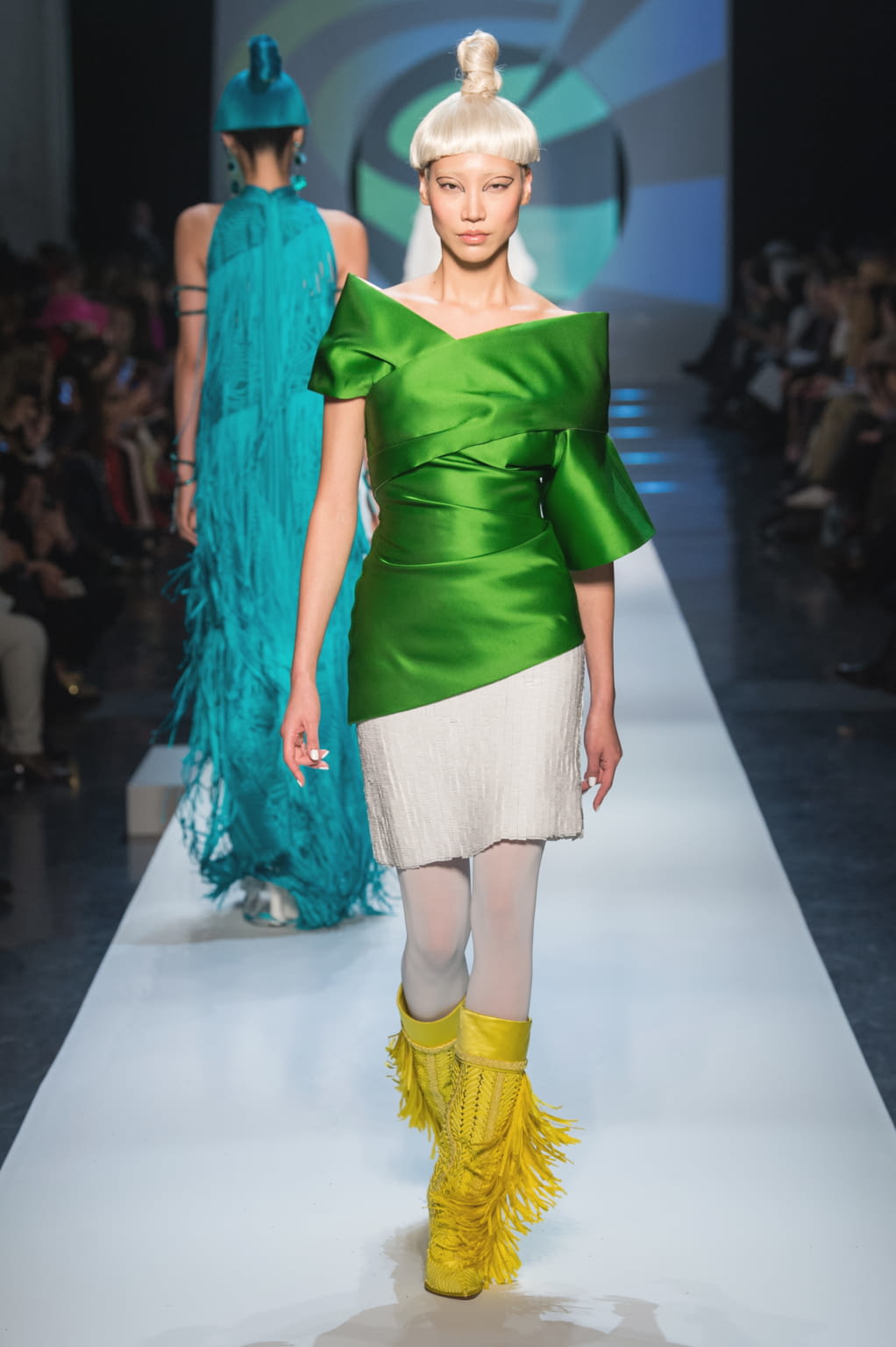 Fashion Week Paris Spring/Summer 2018 look 26 de la collection Jean Paul Gaultier couture