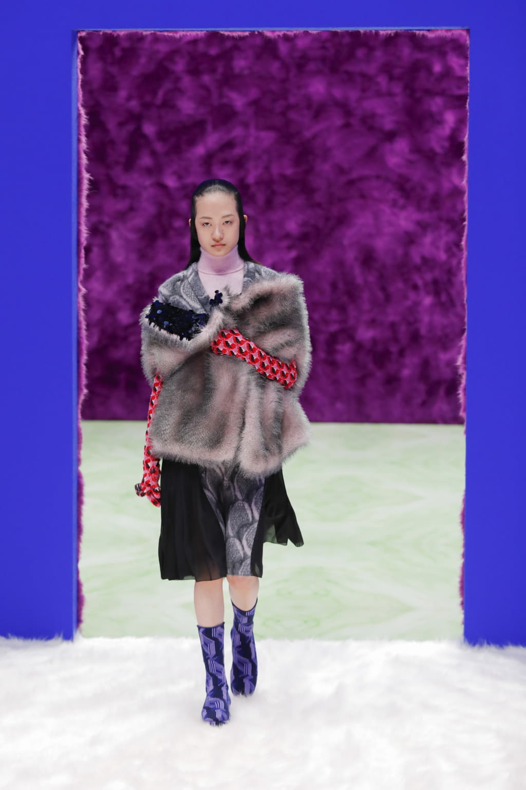 Fashion Week Milan Fall/Winter 2021 look 26 from the Prada collection 女装