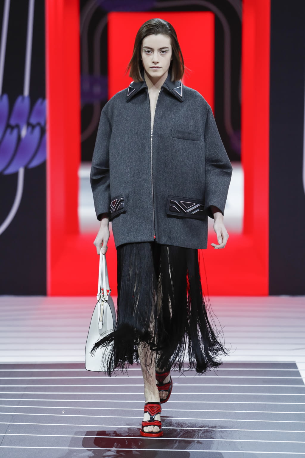 Fashion Week Milan Fall/Winter 2020 look 26 from the Prada collection womenswear
