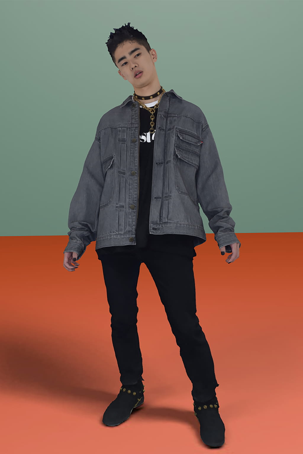 Fashion Week Paris Spring/Summer 2021 look 27 from the Undercover collection menswear