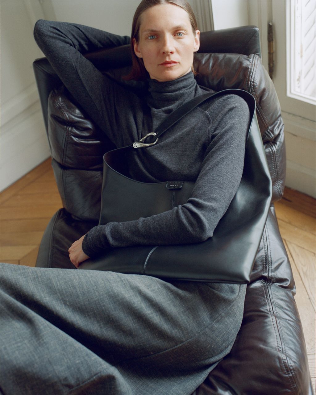 Fashion Week Paris Fall/Winter 2025 look 10 from the Soeur collection womenswear