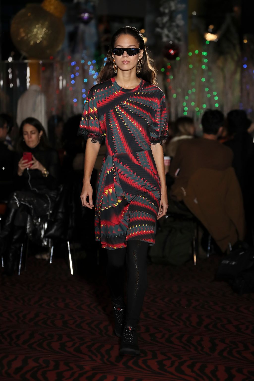 Fashion Week New York Pre-Fall 2019 look 27 from the Koché collection womenswear