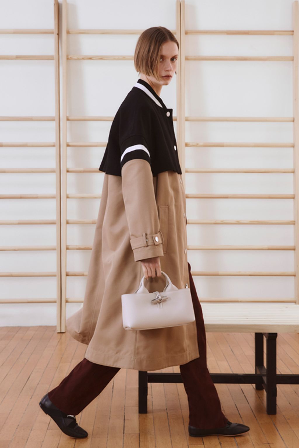 Fashion Week Paris Fall/Winter 2024 look 27 from the Longchamp collection 女装