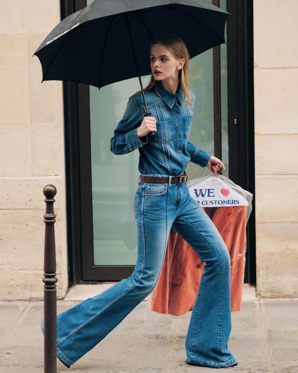 Fashion Week Paris Fall/Winter 2025 look 27 de la collection Barbara Bui womenswear