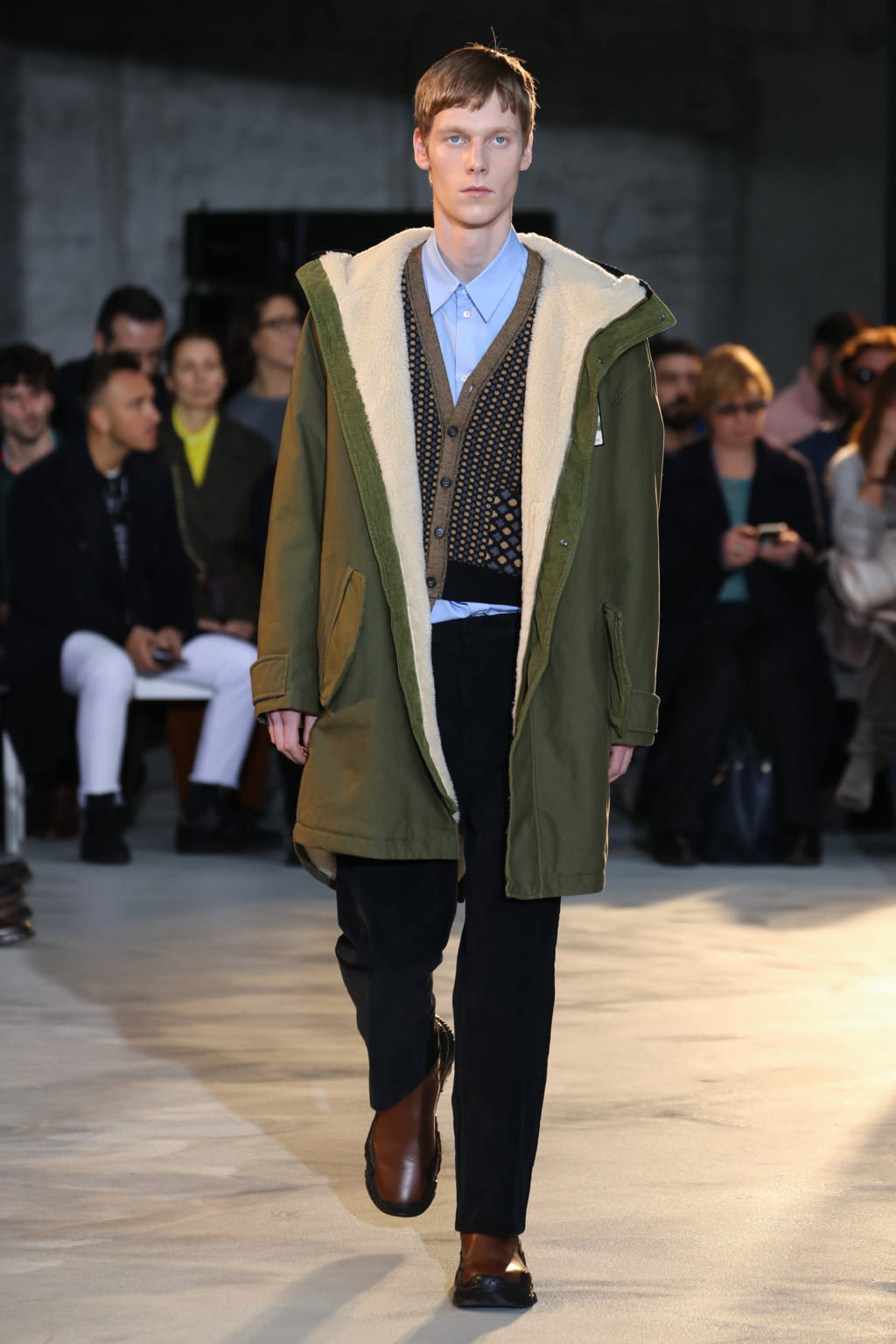 Fashion Week Milan Fall/Winter 2018 look 27 from the N°21 collection menswear