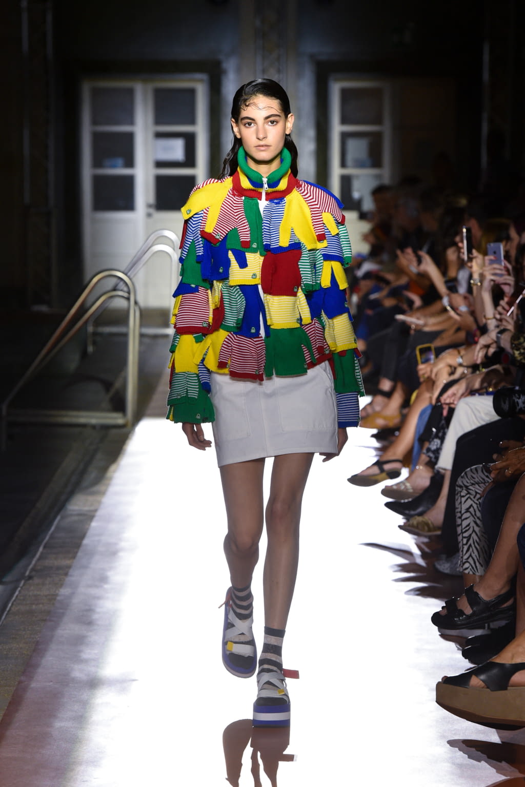 Fashion Week Milan Spring/Summer 2020 look 28 de la collection BENETTON x JEAN-CHARLES DE CASTELBAJAC womenswear