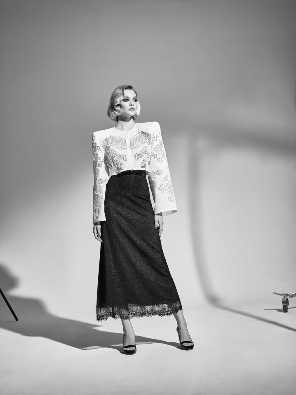 Fashion Week Paris Fall/Winter 2020 look 27 de la collection Ulyana Sergeenko couture