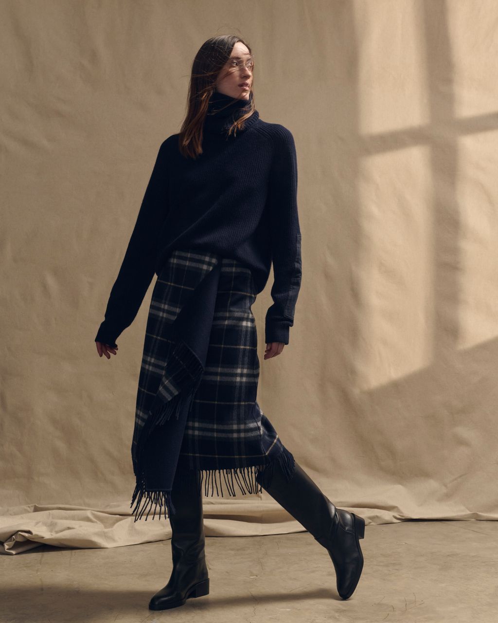 Fashion Week Paris Fall/Winter 2024 look 40 de la collection Eric Bompard womenswear
