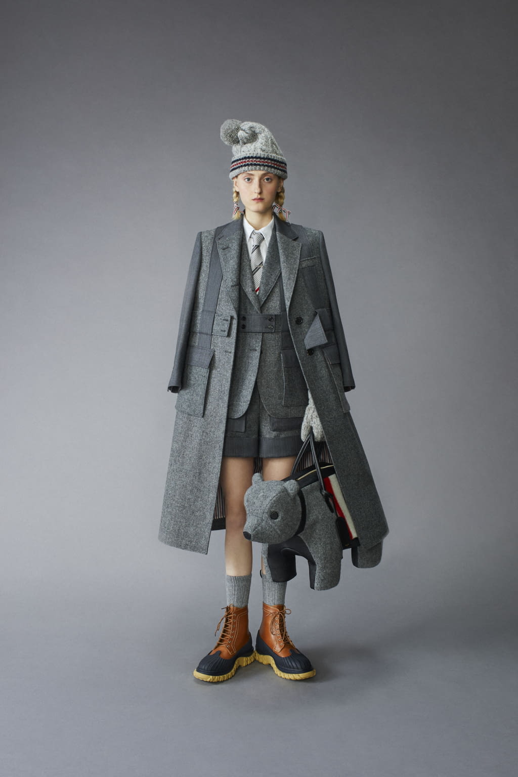 Fashion Week Paris Pre-Fall 2021 look 28 from the Thom Browne collection womenswear