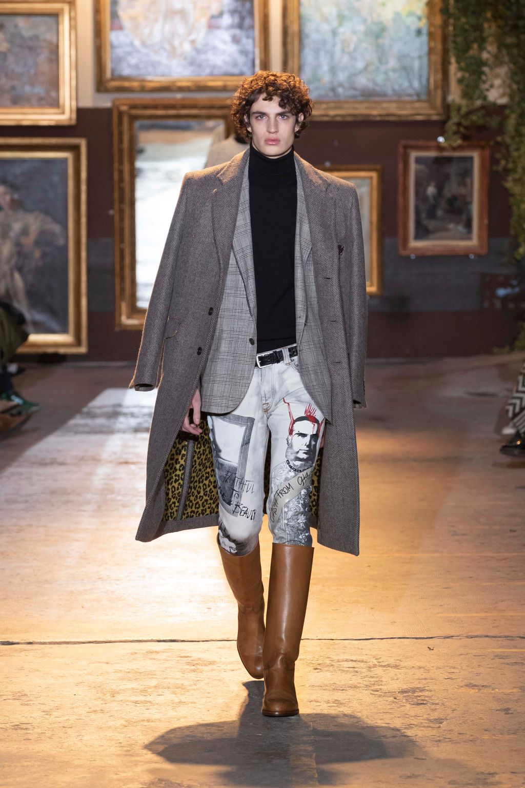 Fashion Week Milan Fall/Winter 2020 look 28 from the Etro collection 男装