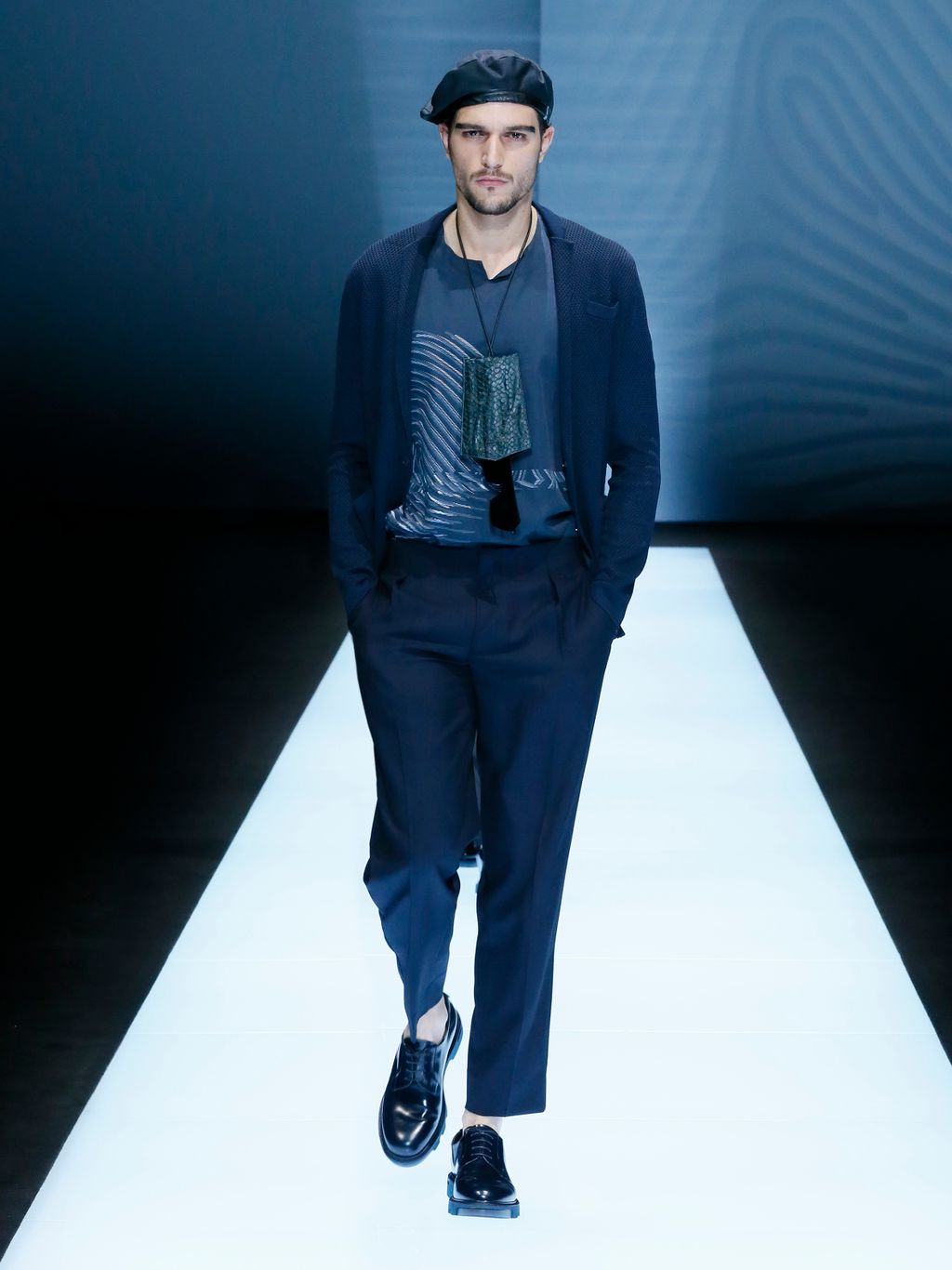 Fashion Week Milan Spring/Summer 2017 look 28 from the Emporio Armani collection menswear