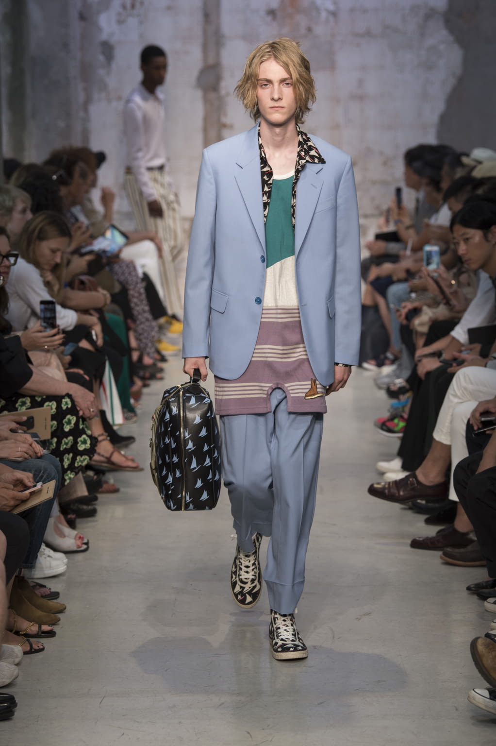 Fashion Week Milan Spring/Summer 2018 look 27 from the Marni collection 男装