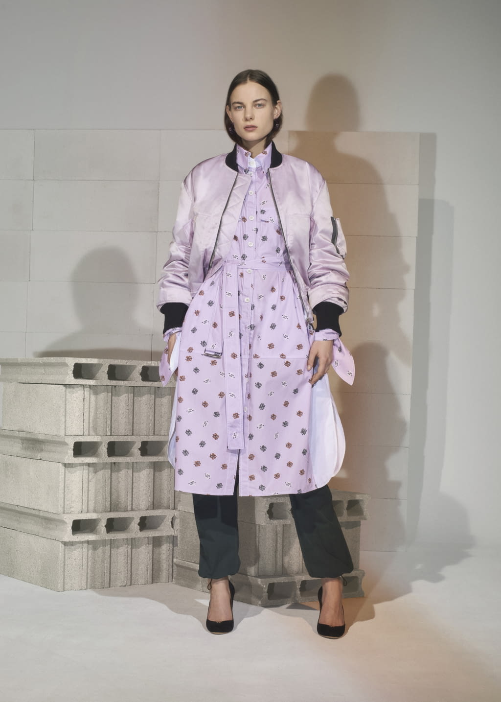 Fashion Week Paris Fall/Winter 2019 look 28 de la collection Maison Kitsuné womenswear