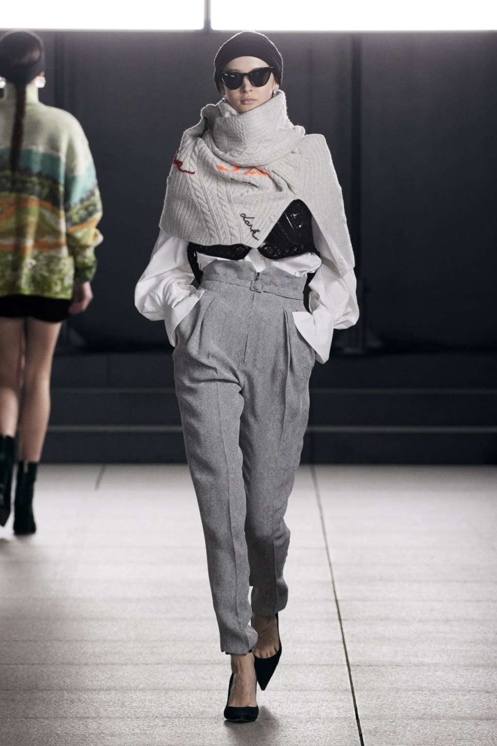 Fashion Week Paris Fall/Winter 2022 look 28 de la collection Mame Kurogouchi womenswear
