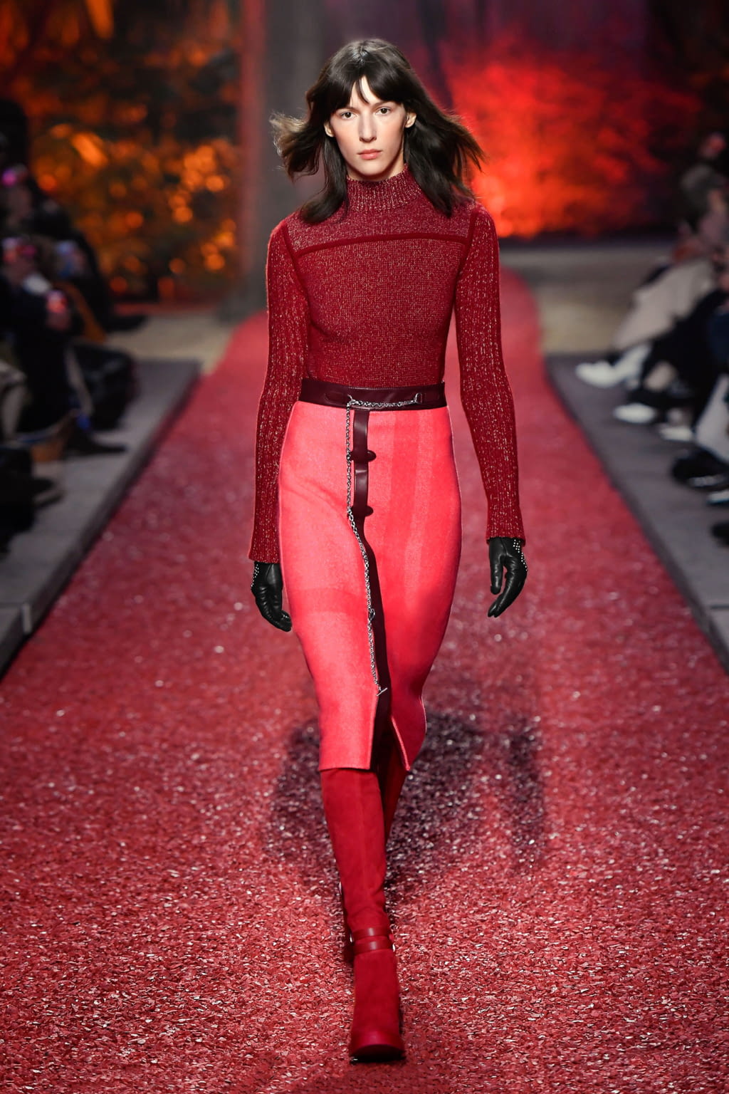 Fashion Week Paris Fall/Winter 2018 look 28 de la collection Hermès womenswear