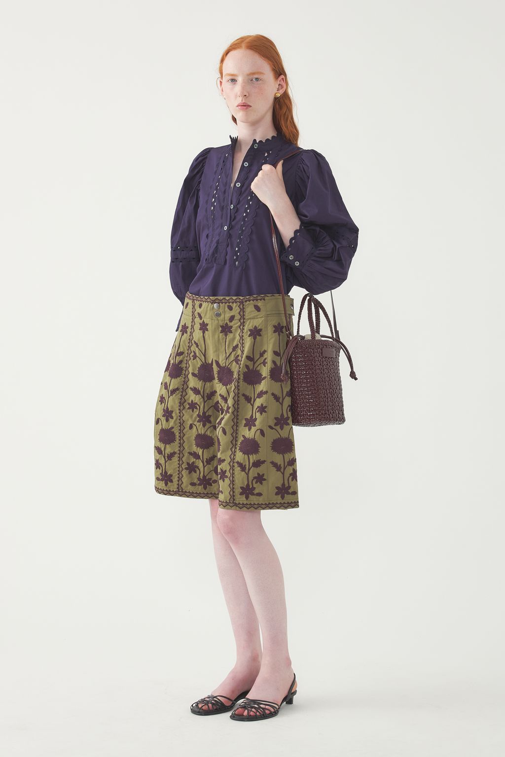 Fashion Week Paris Spring-Summer 2025 look 28 from the Antik Batik collection womenswear