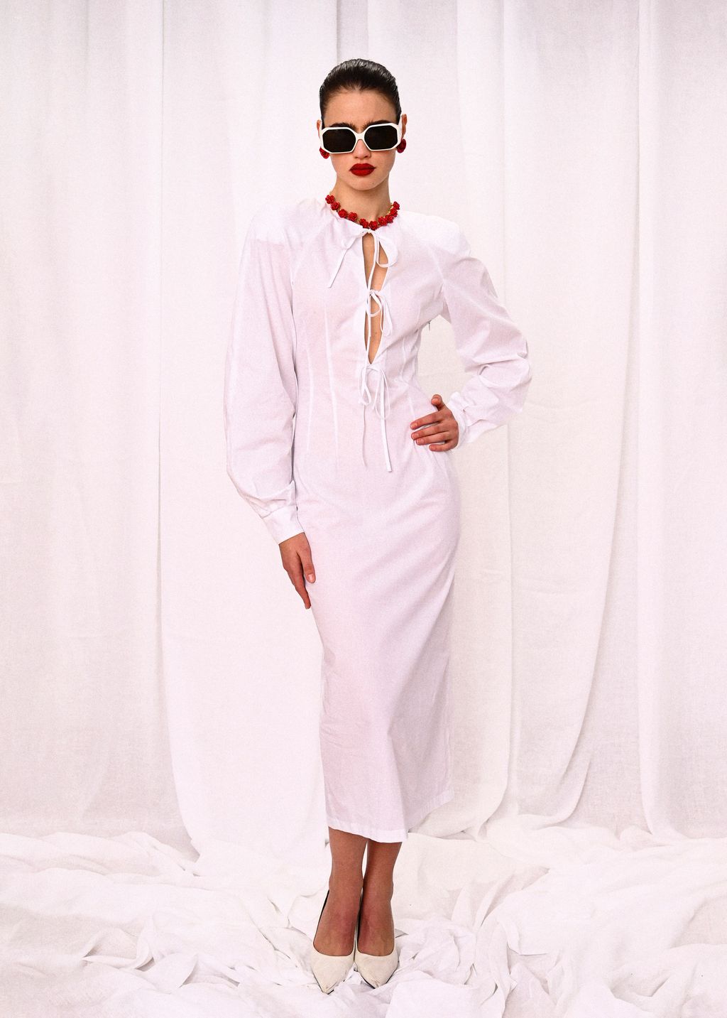 Fashion Week Paris Pre-Fall 2024 look 33 from the ROWEN ROSE collection womenswear