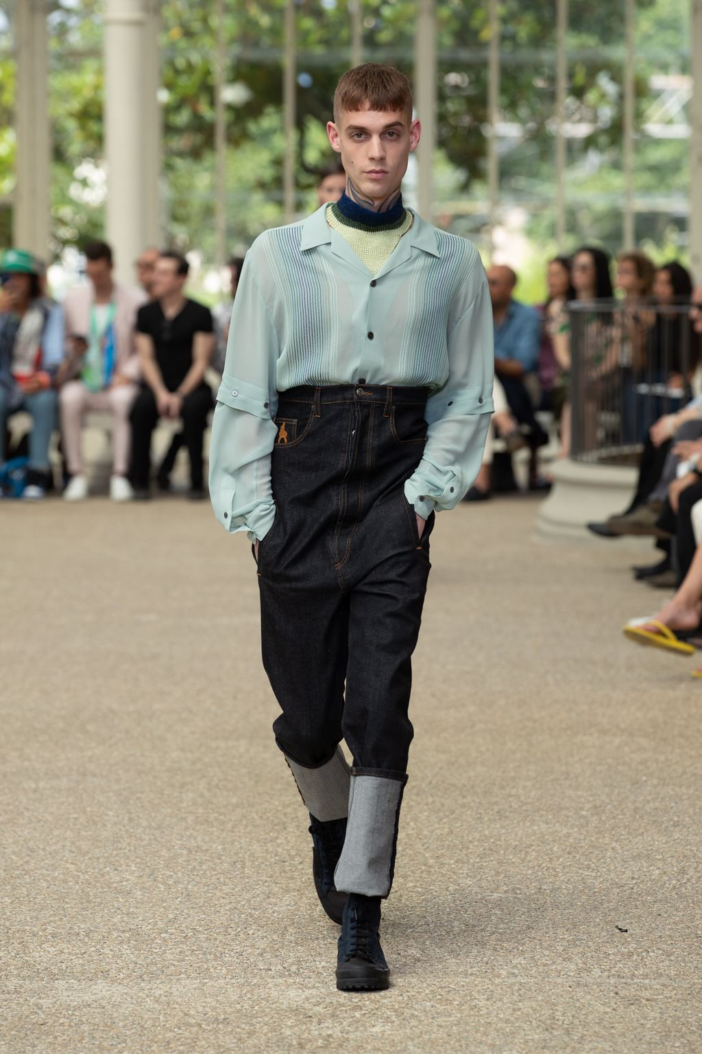 Fashion Week Florence Spring/Summer 2020 look 29 from the Marco de Vincenzo collection 男装