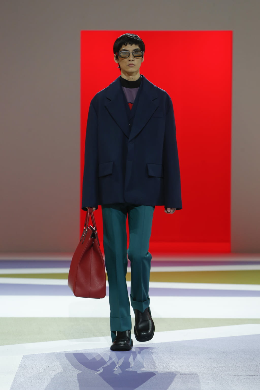 Fashion Week Milan Fall/Winter 2020 look 29 de la collection Prada menswear