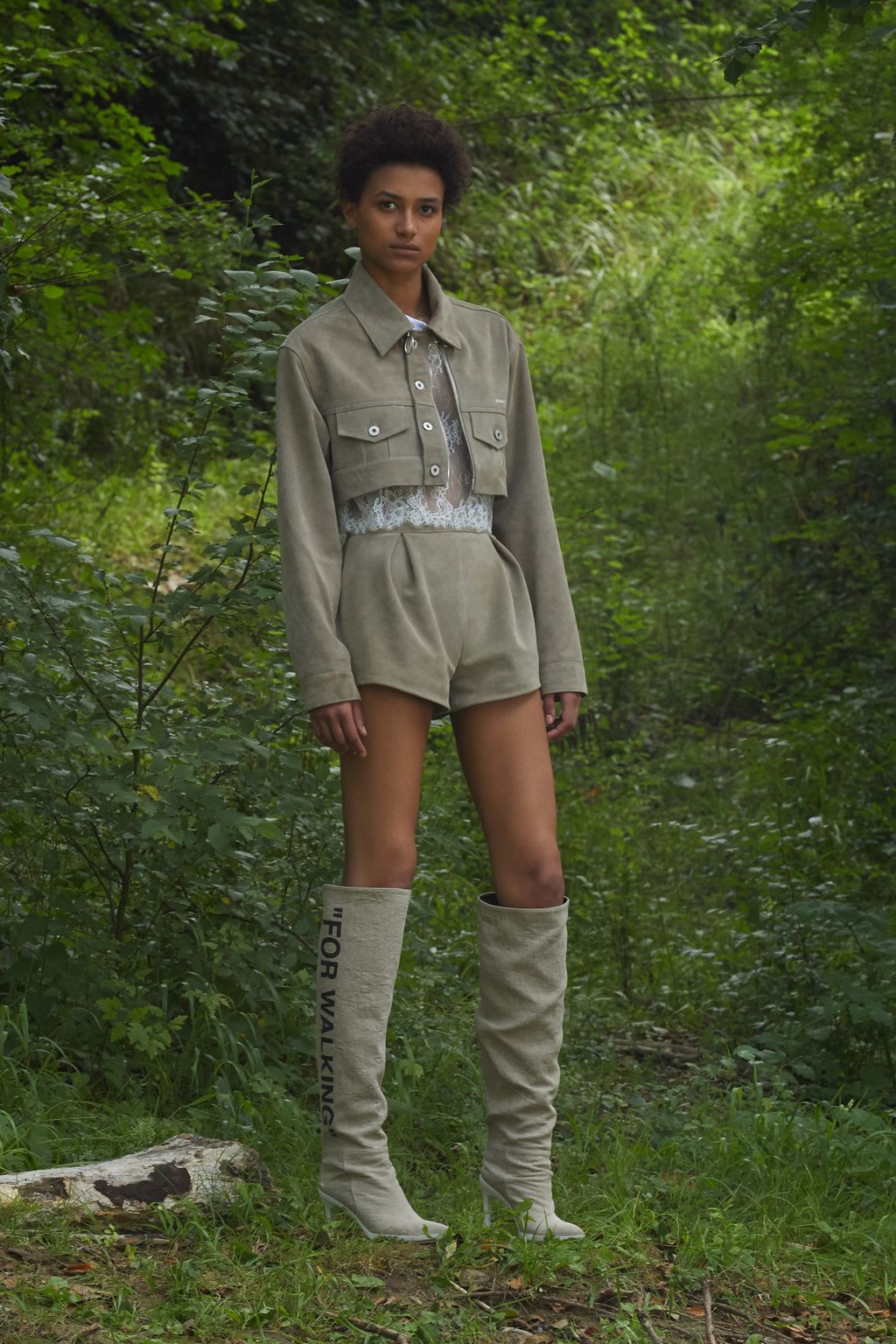 Fashion Week Paris Resort 2018 look 3 from the Off-White collection womenswear