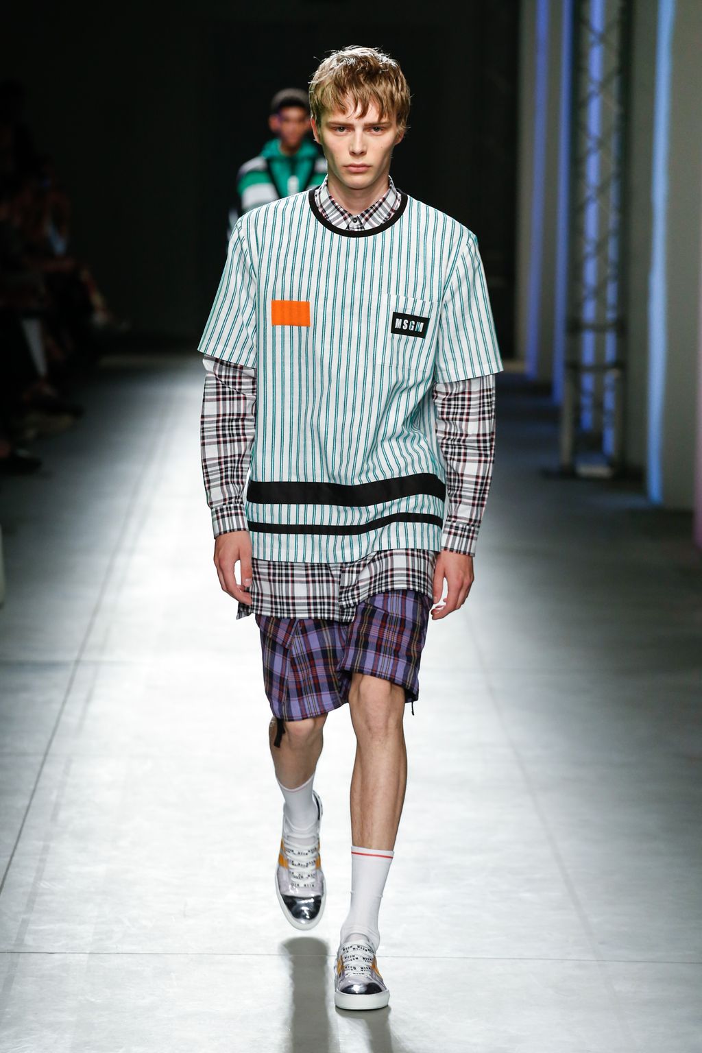Fashion Week Milan Spring/Summer 2018 look 30 from the MSGM collection menswear