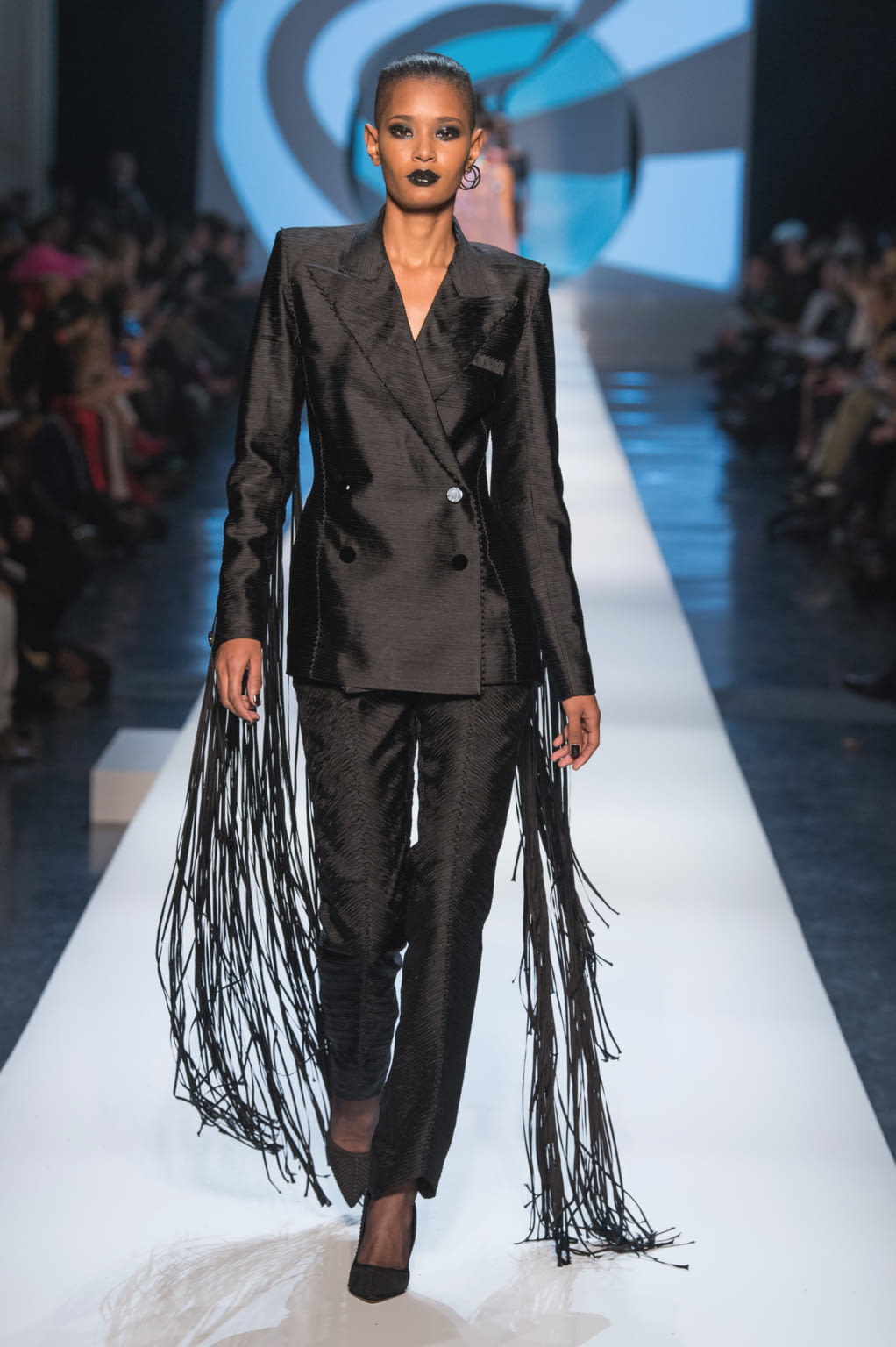 Fashion Week Paris Spring/Summer 2018 look 30 from the Jean Paul Gaultier collection couture