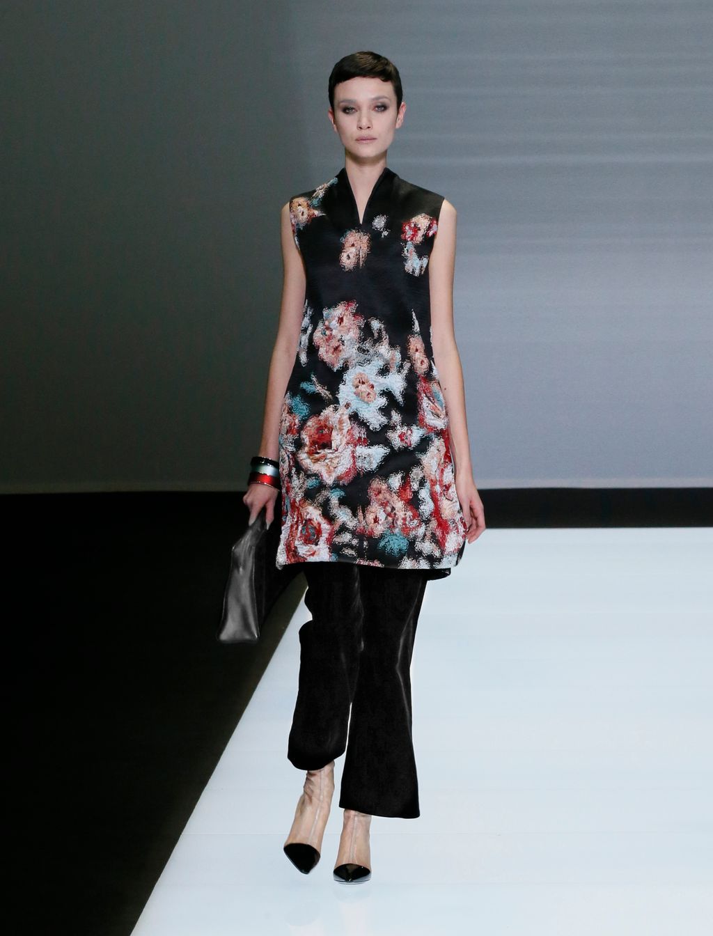 Fashion Week Milan Fall/Winter 2016 look 30 from the Giorgio Armani collection 女装