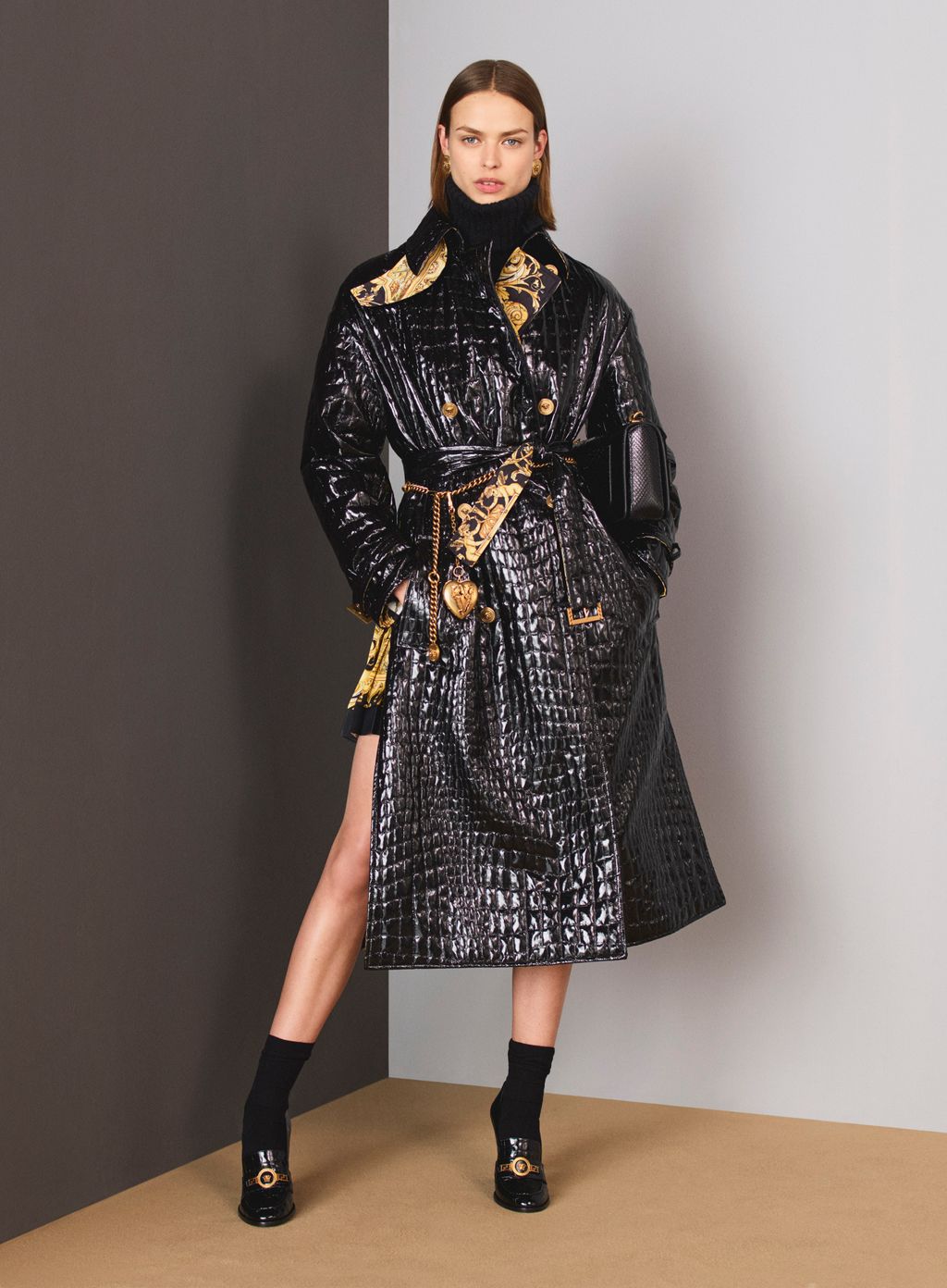 Fashion Week Milan Pre-Fall 2018 look 30 from the Versace collection 女装