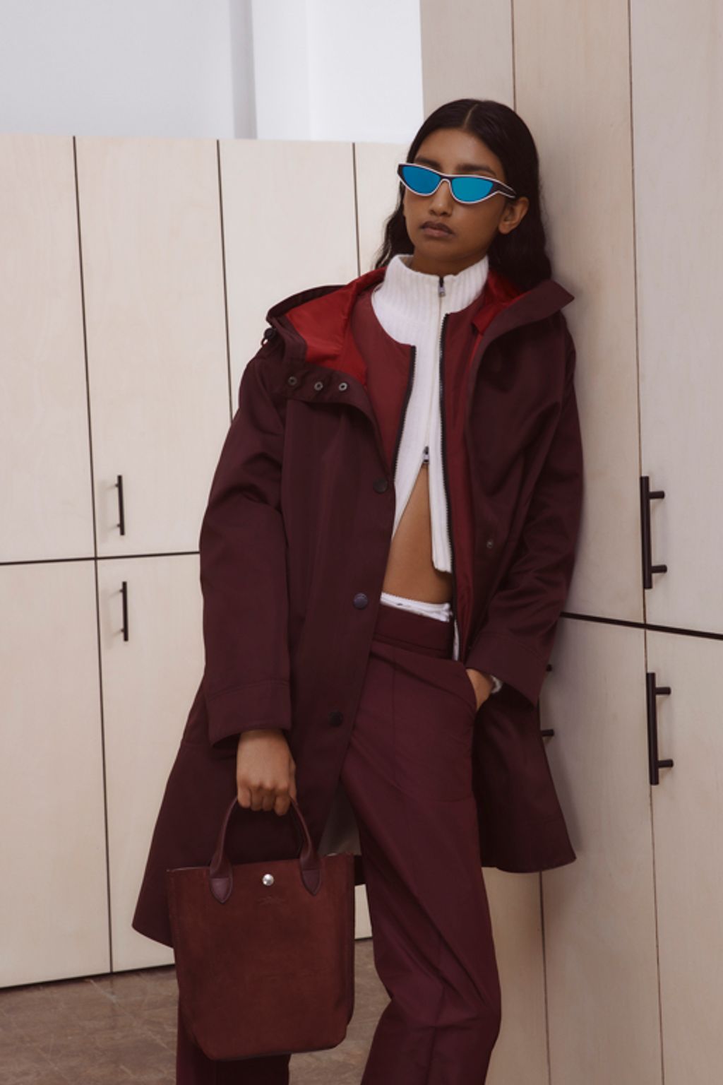 Fashion Week Paris Fall/Winter 2024 look 31 from the Longchamp collection womenswear