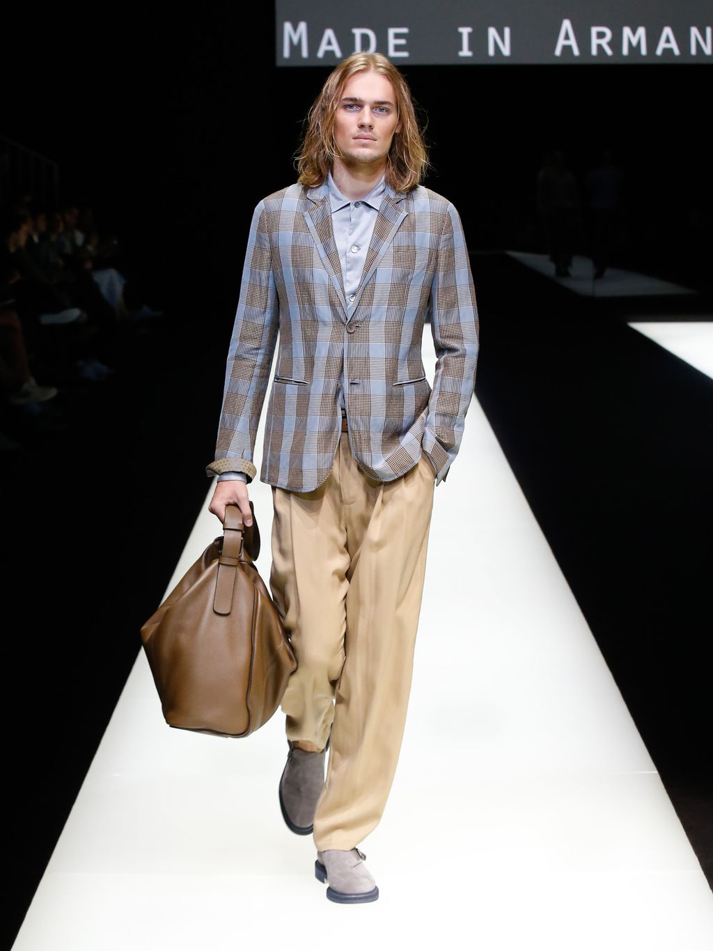 Fashion Week Milan Spring/Summer 2018 look 29 from the Giorgio Armani collection menswear