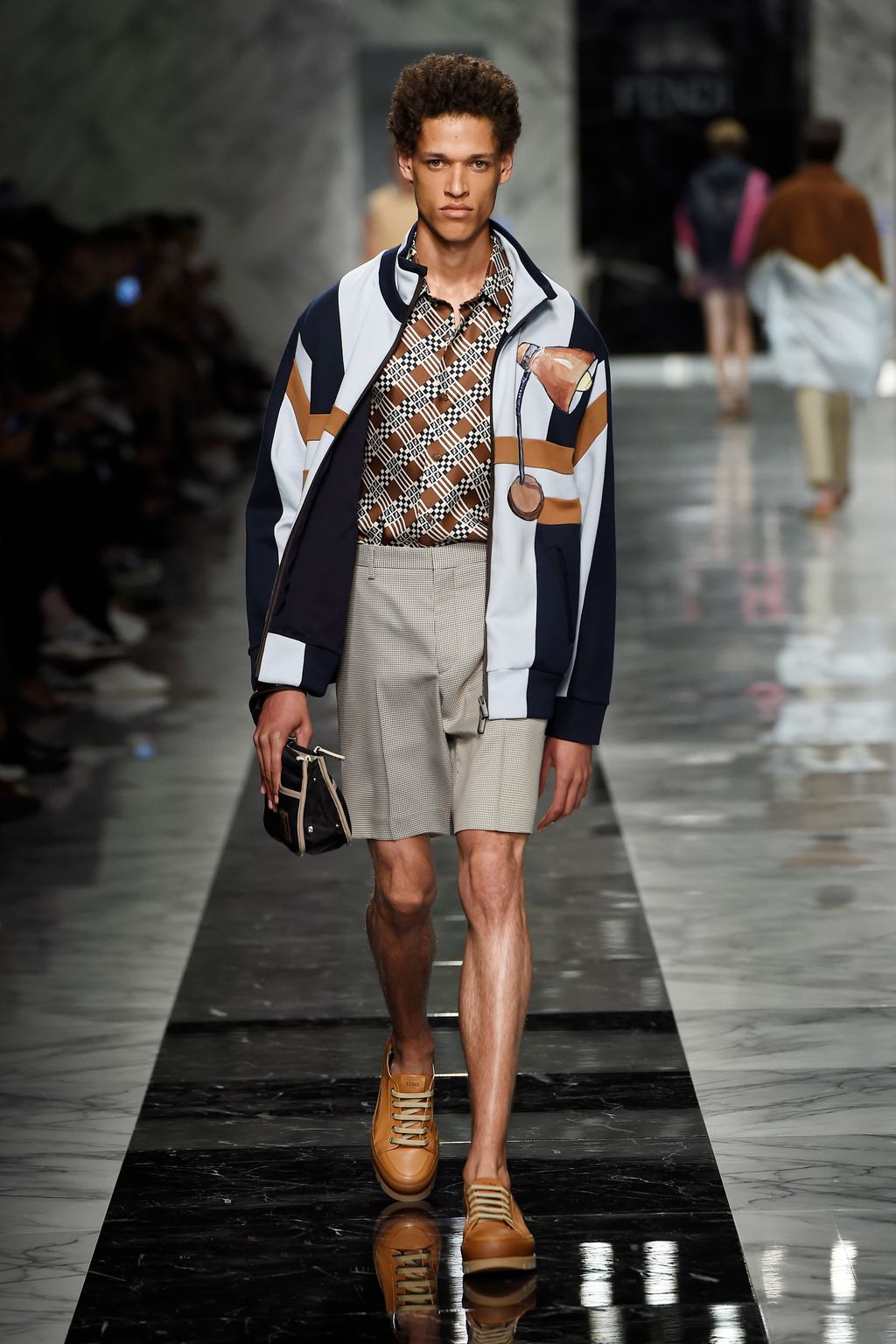 Fashion Week Milan Spring/Summer 2018 look 31 from the Fendi collection menswear