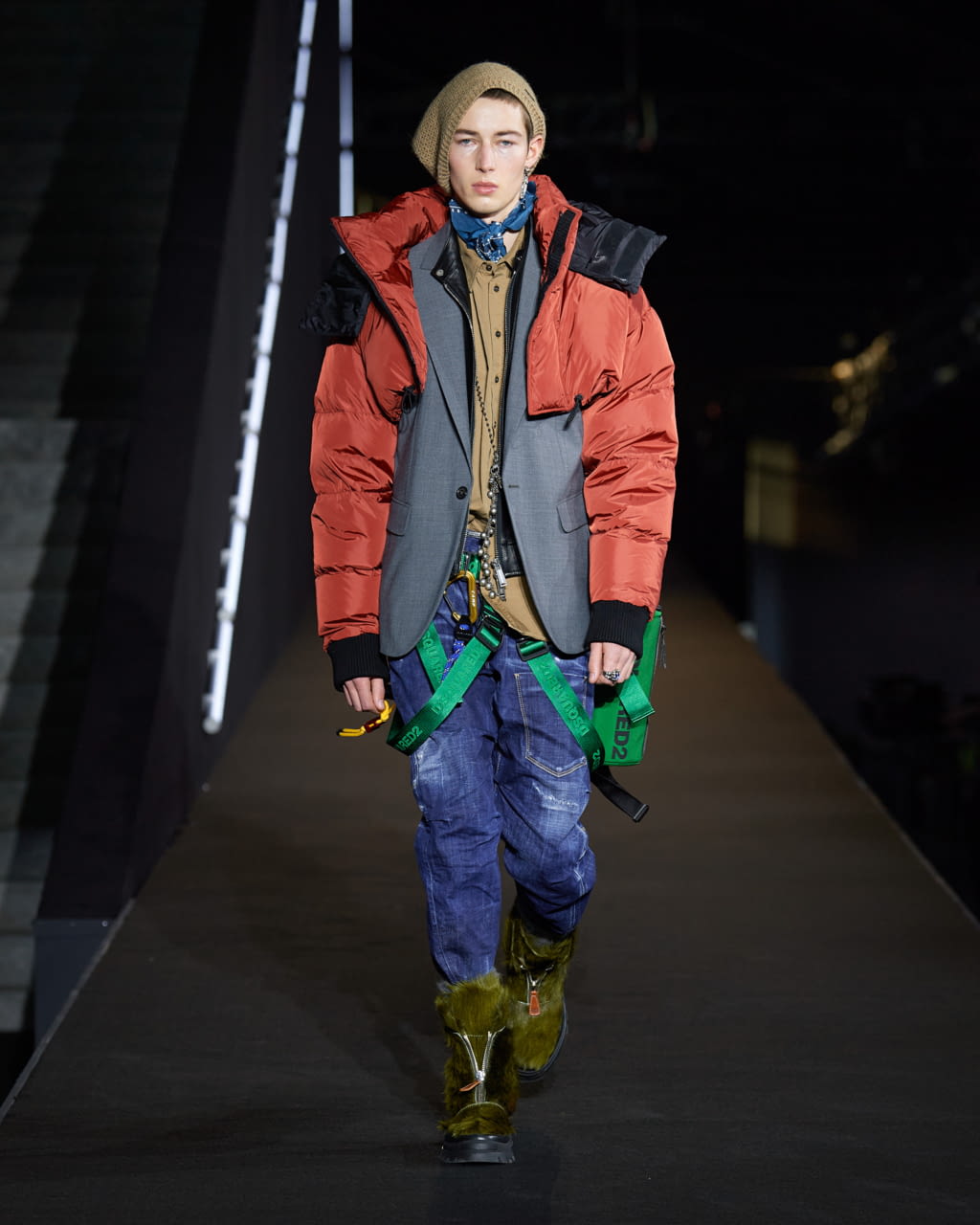 Fashion Week Milan Fall/Winter 2022 look 32 from the Dsquared2 collection 男装
