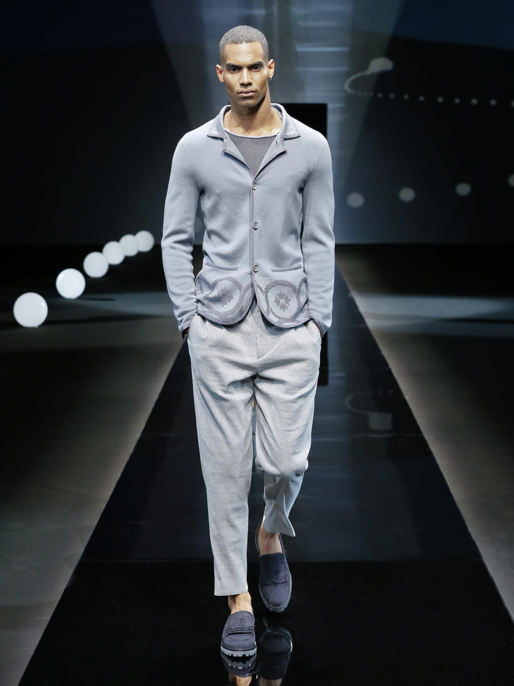 Fashion Week Milan Spring/Summer 2017 look 32 from the Giorgio Armani collection 男装