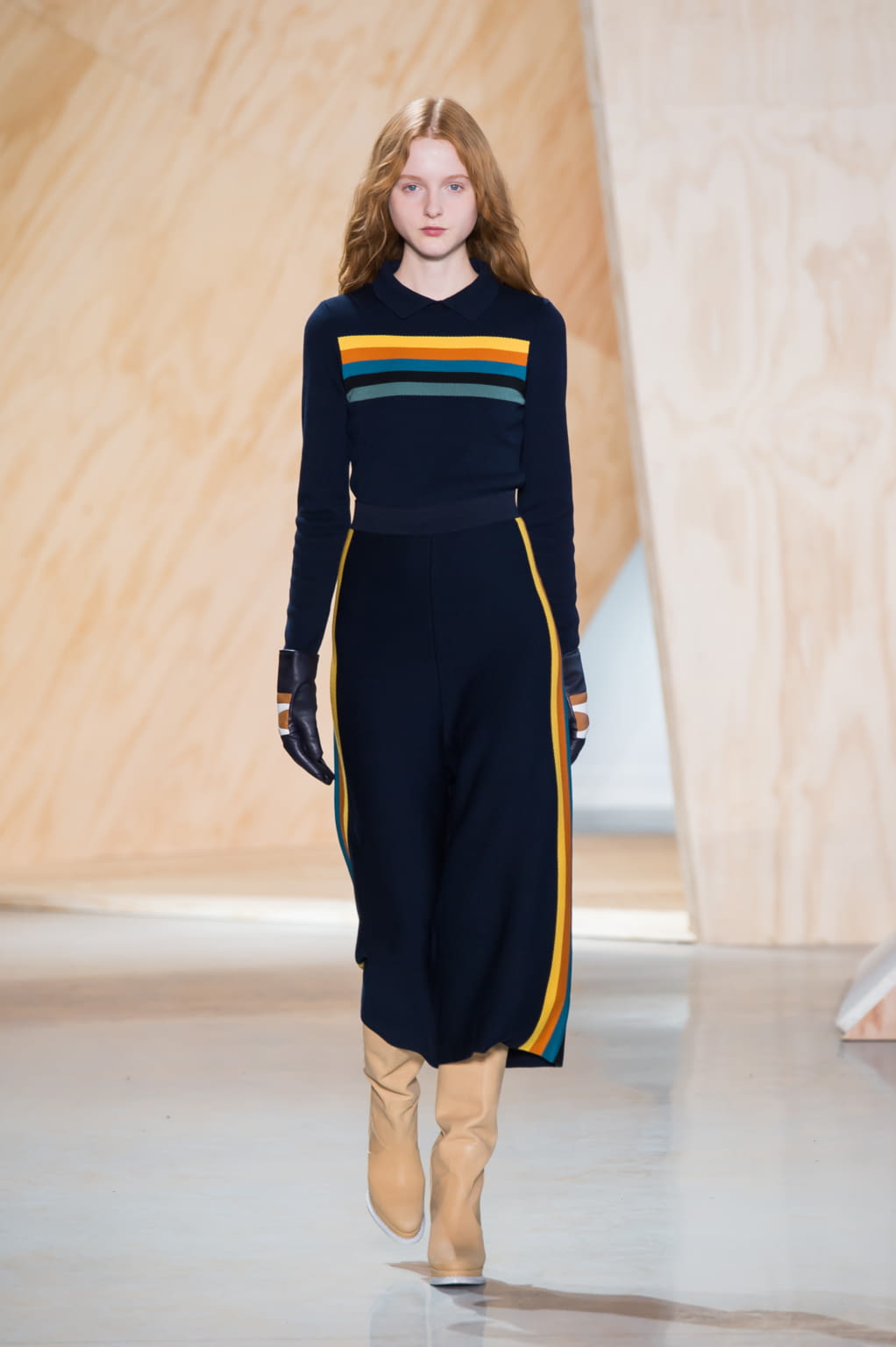 Fashion Week New York Fall/Winter 2016 look 32 from the Lacoste collection womenswear
