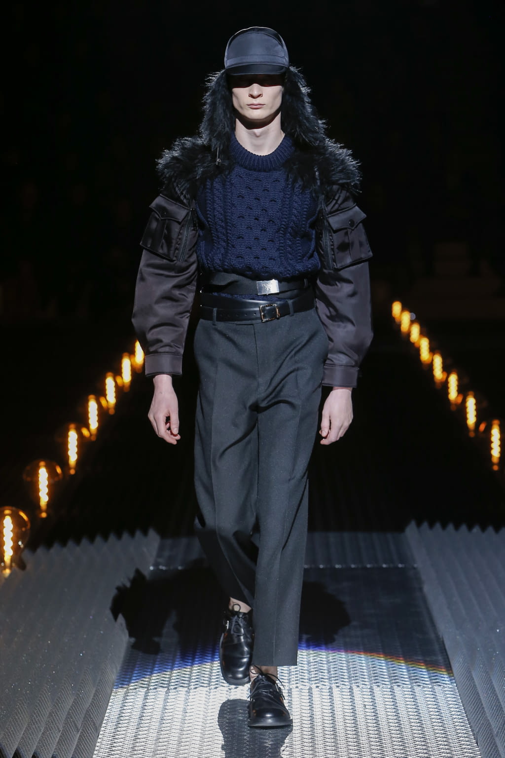 Fashion Week Milan Fall/Winter 2019 look 32 de la collection Prada menswear