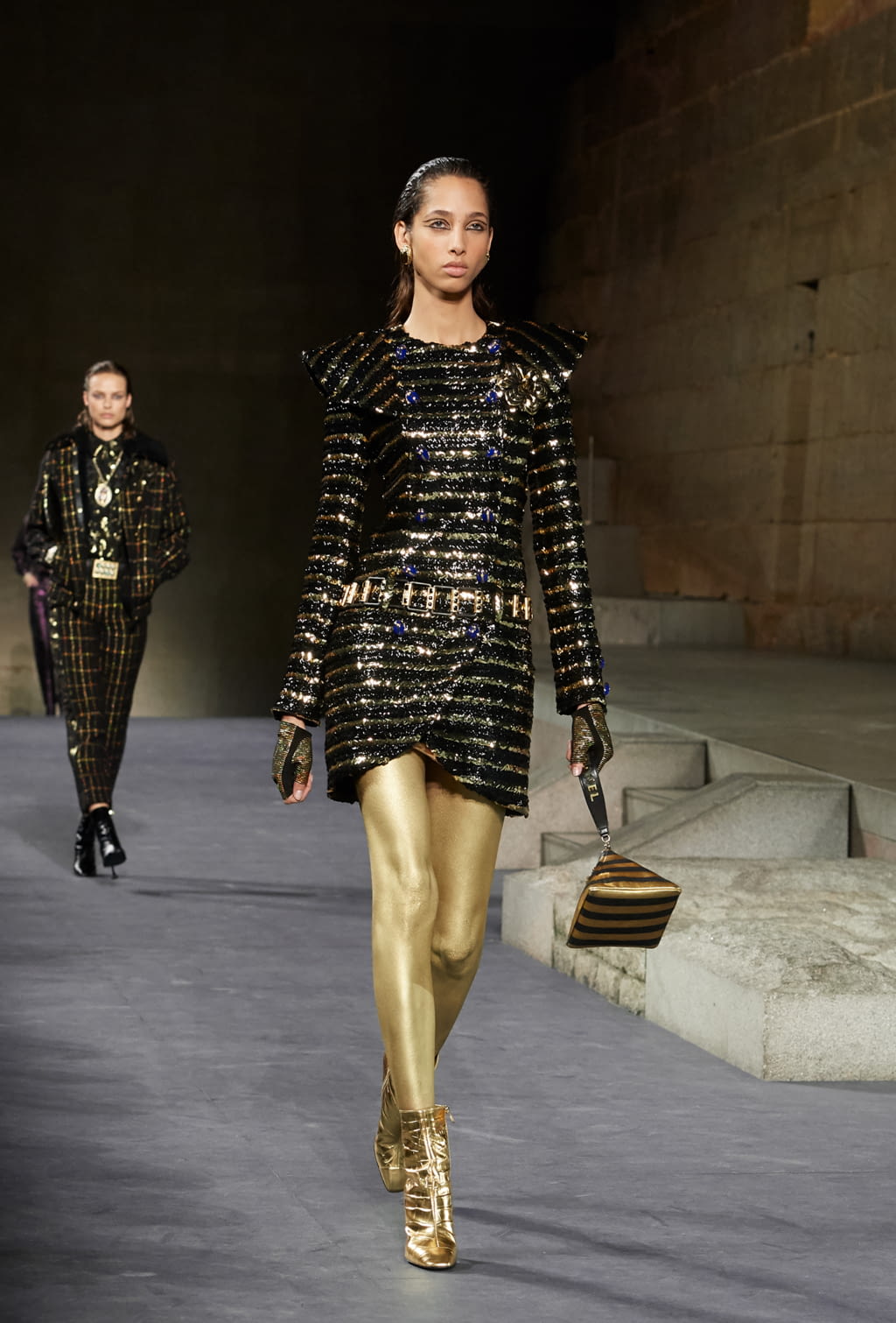 Fashion Week New York Pre-Fall 2019 look 32 from the Chanel collection womenswear