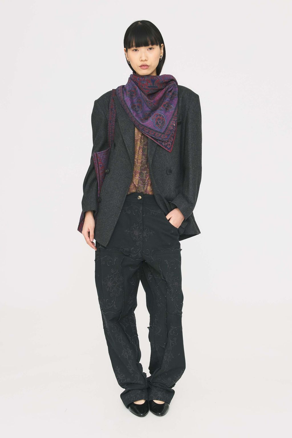 Fashion Week Paris Fall/Winter 2025 look 32 de la collection Antik Batik womenswear