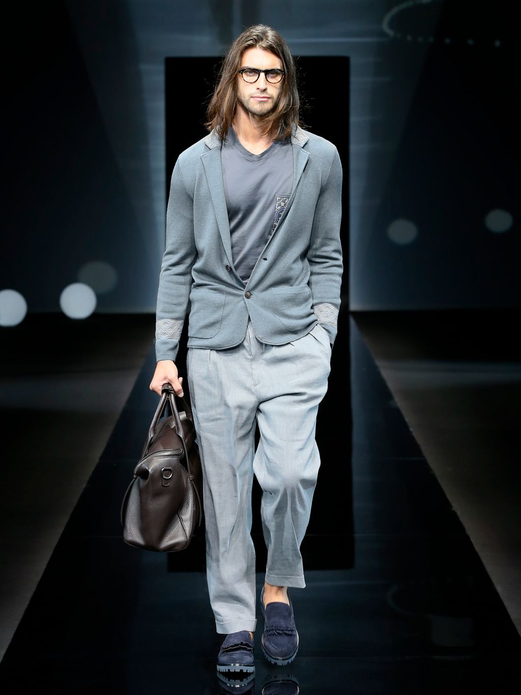 Fashion Week Milan Spring/Summer 2017 look 33 from the Giorgio Armani collection 男装